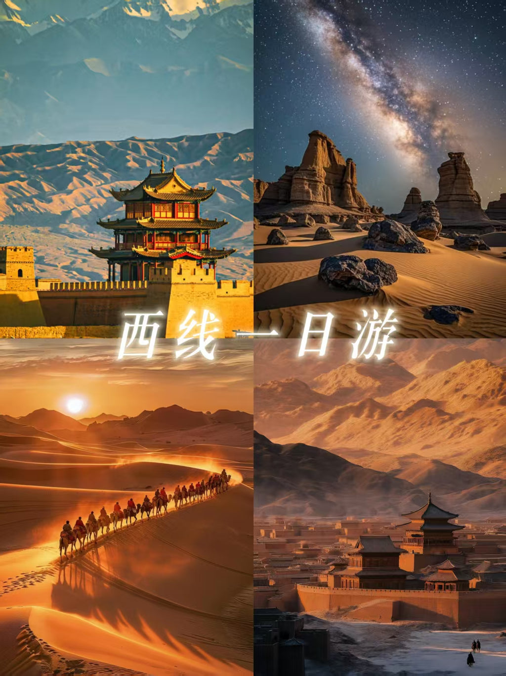 Dunhuang West Line Day Tour: Yumen Pass & Yardang Geopark