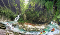 Qingyuan Gulong Gorge private day tour from Guangzhou - crystal clear waterfall
